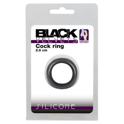 Black Velvets Cockring Velvet Ring S Noir 26mm